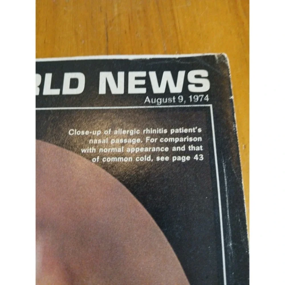 Medical World News Magazine Aug 9, 1974 – Nixon Resignation Date – Seasonal...‎